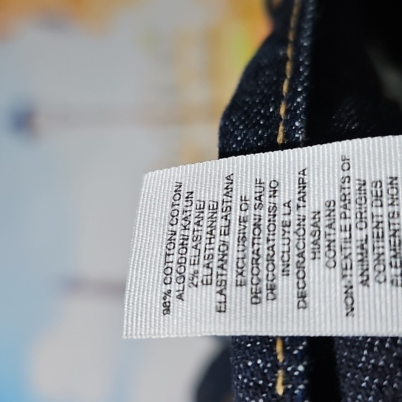 Lucky Brand Dark Wash Denim 329 Classic Straight Jeans Size 38x30‎ New - Picture 6 of 7